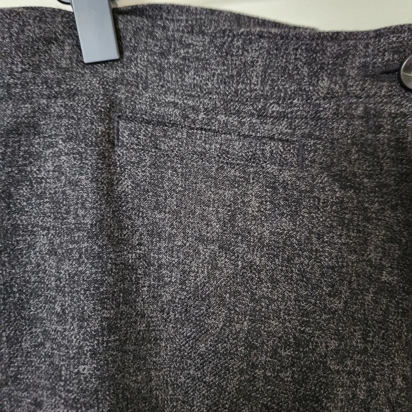 Woolrich | High Waist Straight Leg Onyx Heather Trouser Dress Pants - Size 6 - Picture 3 of 10